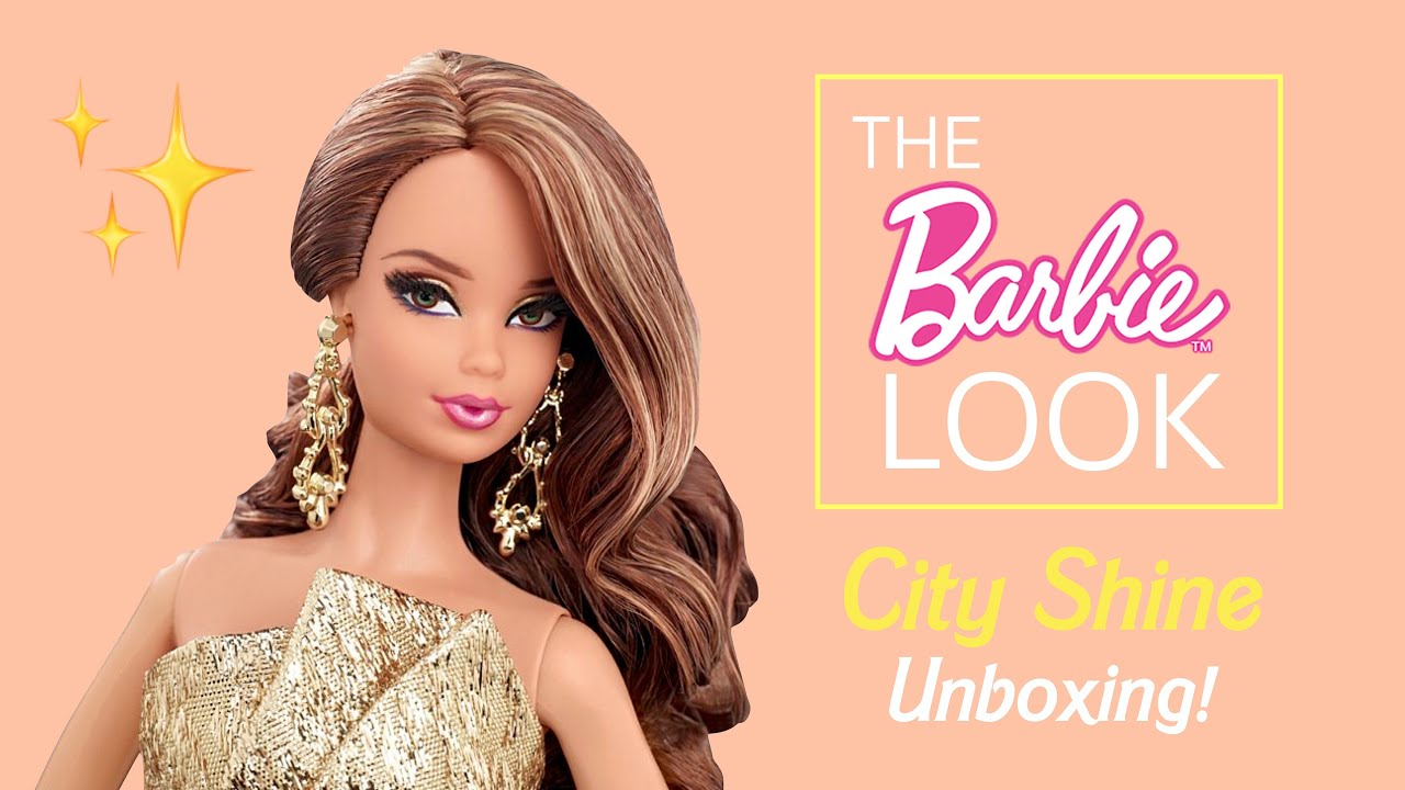 The Barbie Look 2014 City Shine Barbie Doll Steffie Face Mold/ Sculpt Unboxing&Review |CFP36|