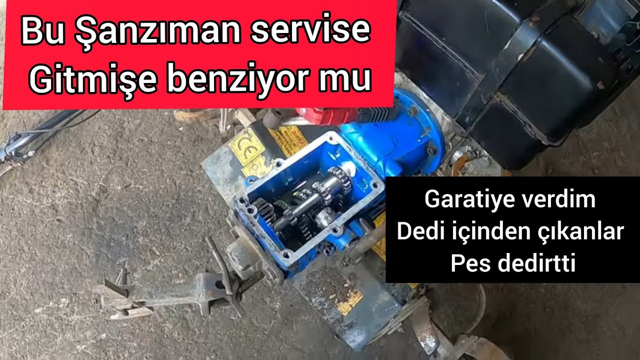 AHS Karınca Çapa Makinesi Şanzıman Vites Atıyor Geçmiyor / Pes Dedirten hatalar