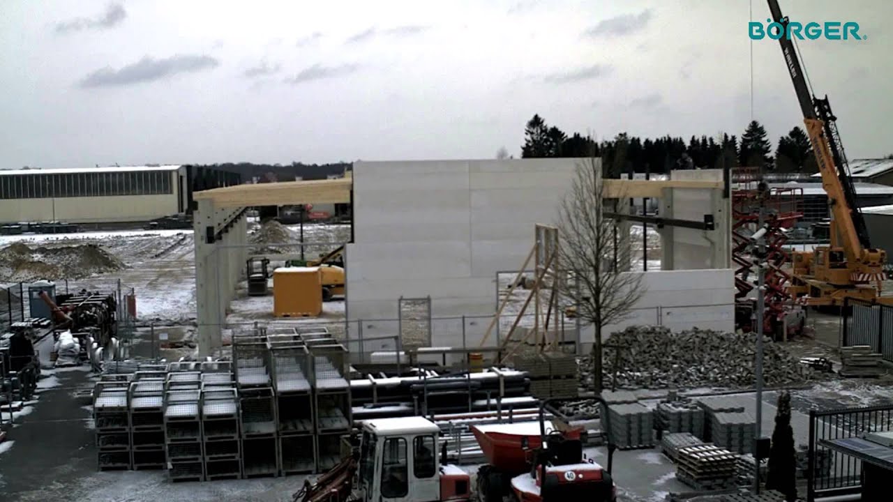Die B&ouml;rger GmbH - der Bau der Halle 8