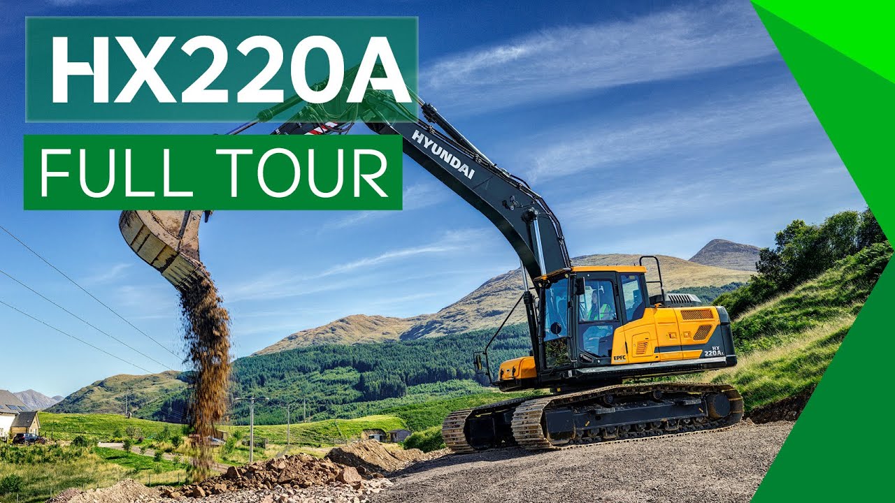 A 360 Tour of the HX220AL and Its Features  | Hyundai Construction Equipment