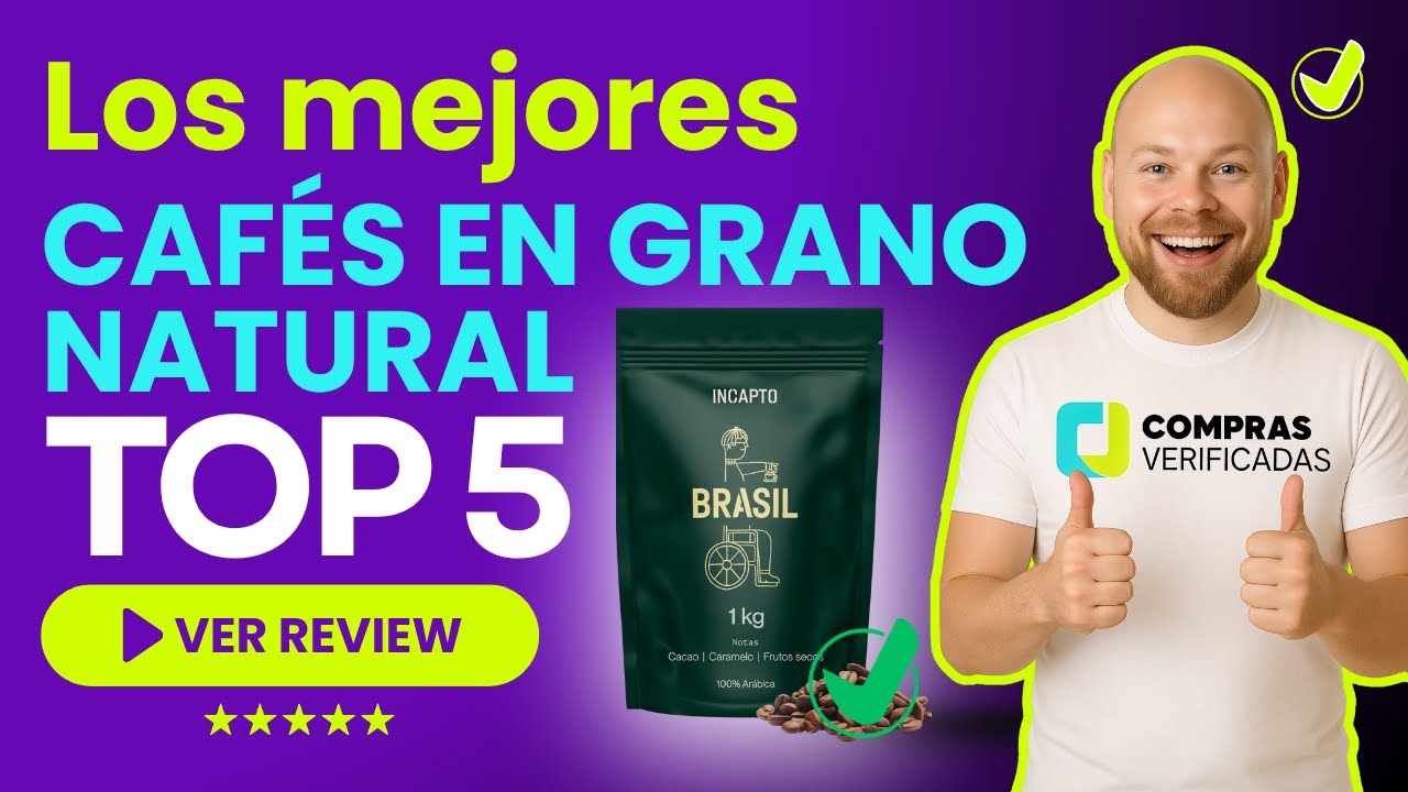 Los 5 Mejores CAFÉS en GRANO NATURAL 2025 Calidad Precio AMAZON ☕ Grano Fresco con Sabor Intenso ☕