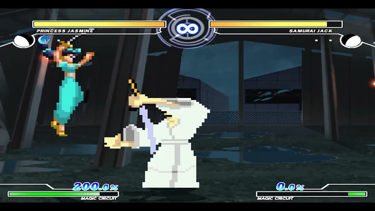 Mugen Fighting Jam 1.1 Request #225: Princess Jasmine vs Samurai Jack