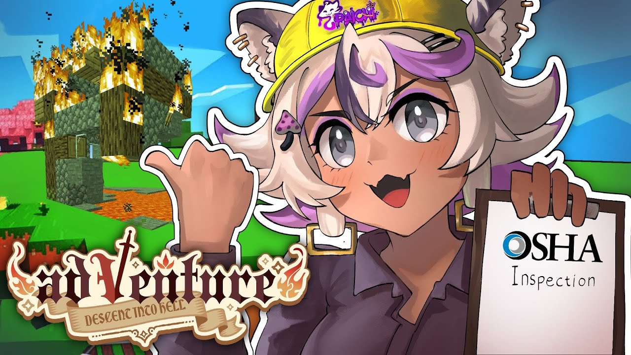 【adVenture: Descent Into Hell】🐯INSPECTOR Paichi tries to engineer? 🍄