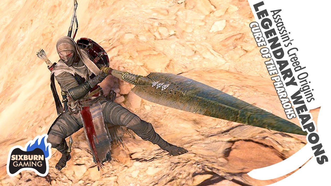 Assassin's Creed Origins LOCATIONS Legendary Bows & Spears Amenhotep Sekhmet Sarissa  Composite