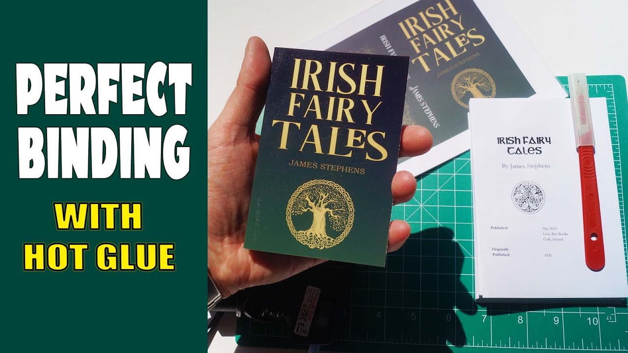 DIY Perfect Book Binding with Hot Glue