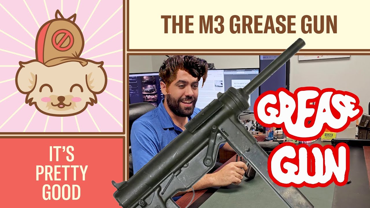 The M3 Grease Gun is design brilliance with a cool charging handle
