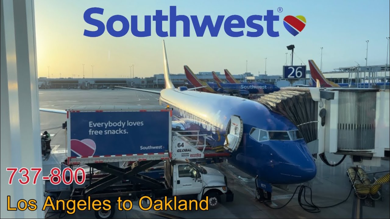 Flight report | Los Angeles (LAX) - Oakland (OAK) Southwest 737-800