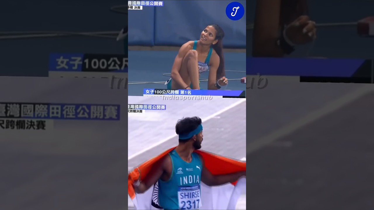 JYOTHI & TEJAS win GOLD in Hurdles at Taiwan Open 2025