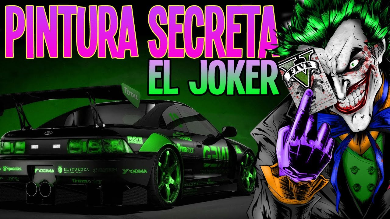 GTA 5 TUNEADO ESPECIAL, COMBINACION DE COLORES EL COCHE DE EL JOKER GTA V