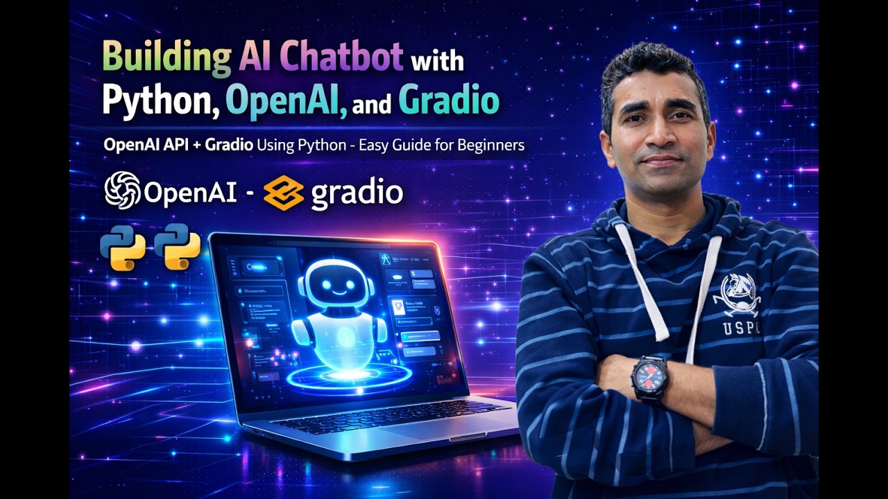 Python AI Chatbot Project | OpenAI + Gradio Full Walkthrough
