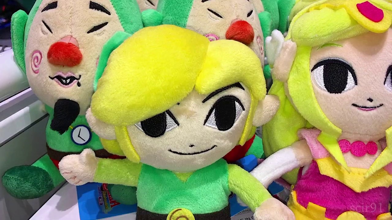 link and zelda wind waker plush dec 2016 nintendo new york
