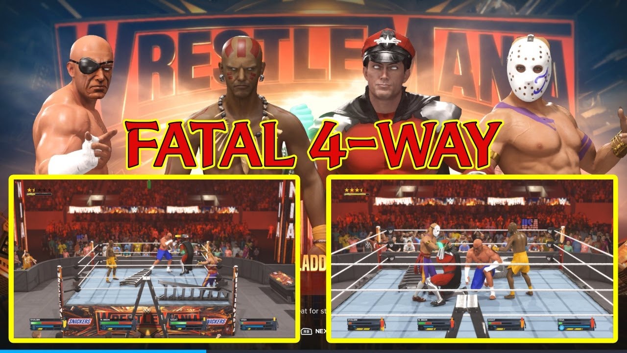 Mistrz JOGI w walce drabinowej! Dhalsim kontra 3 Supergwiazdy