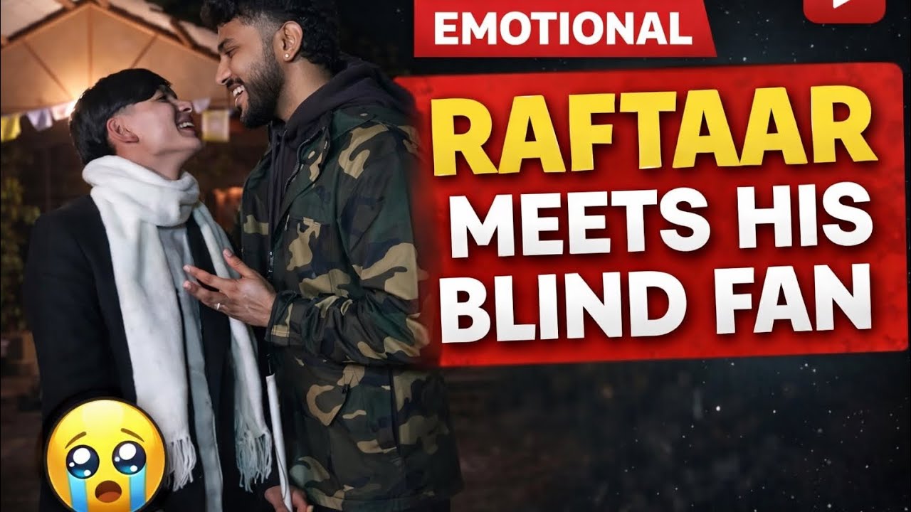 Raftaar meets his blind fan 🥹😭❤️