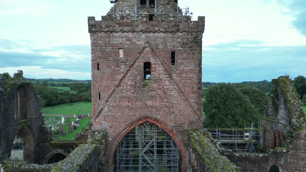 Sweetheart Abbey, New Abbey, Dumfries & Galloway (Drone Flight) 🛸🏯