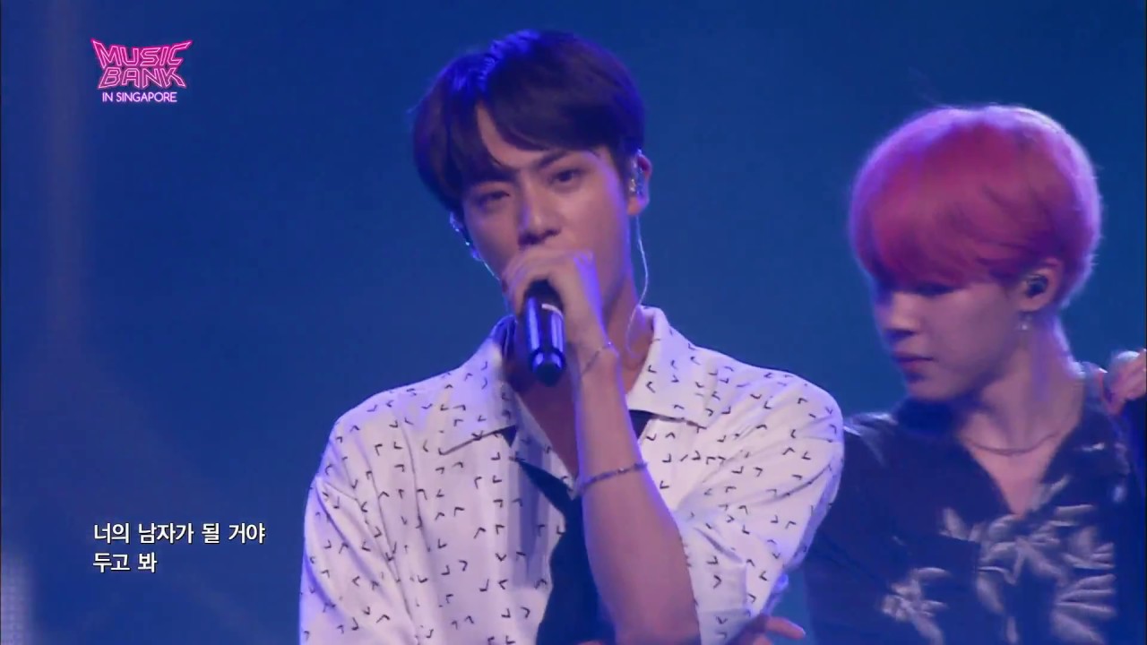 뮤직뱅크 Music Bank - 상남자 + Danger + Run - BTS 방탄소년단 (Boy In Luv + Danger + Run - BTS).20170815
