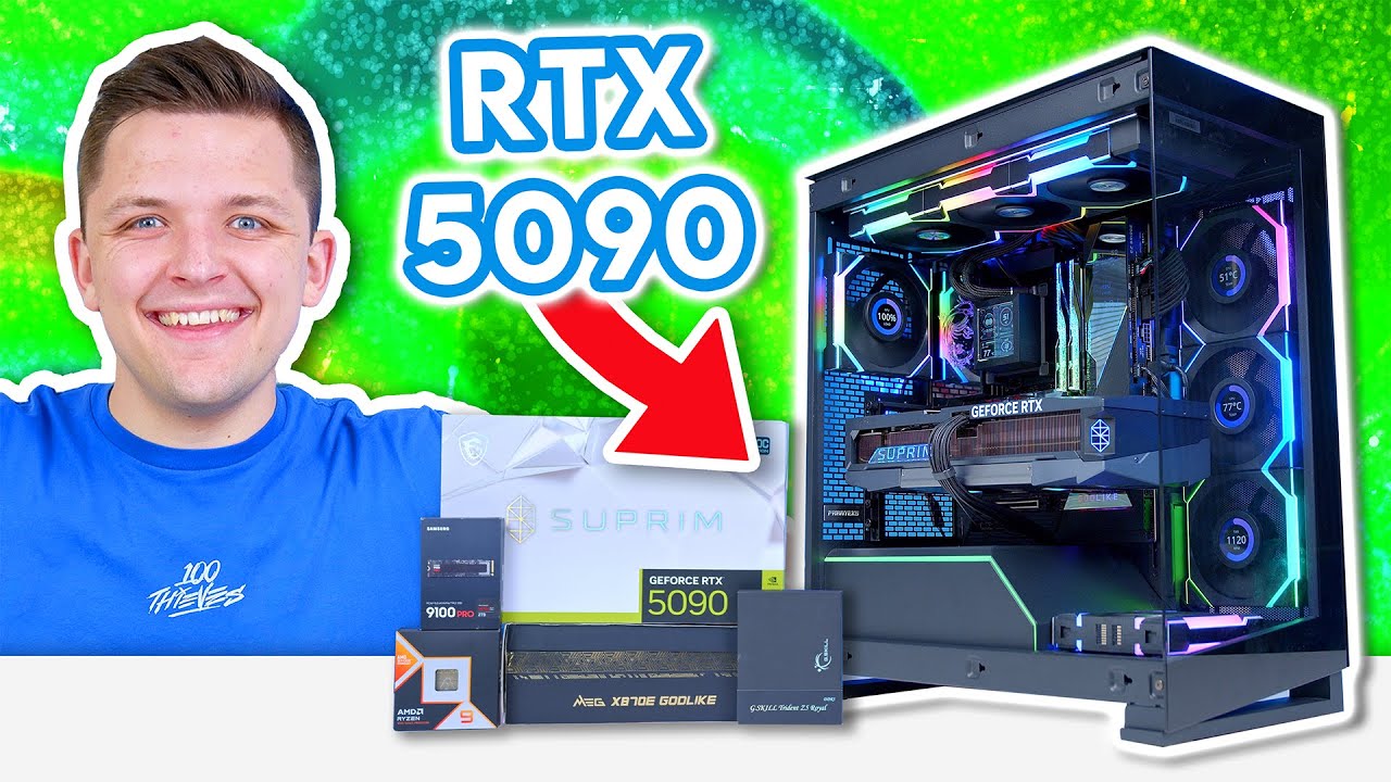 ULTIMATE RTX 5090 Gaming PC Build 2025! 😄 [ft. Ryzen 9950X3D w/ Benchmarks]