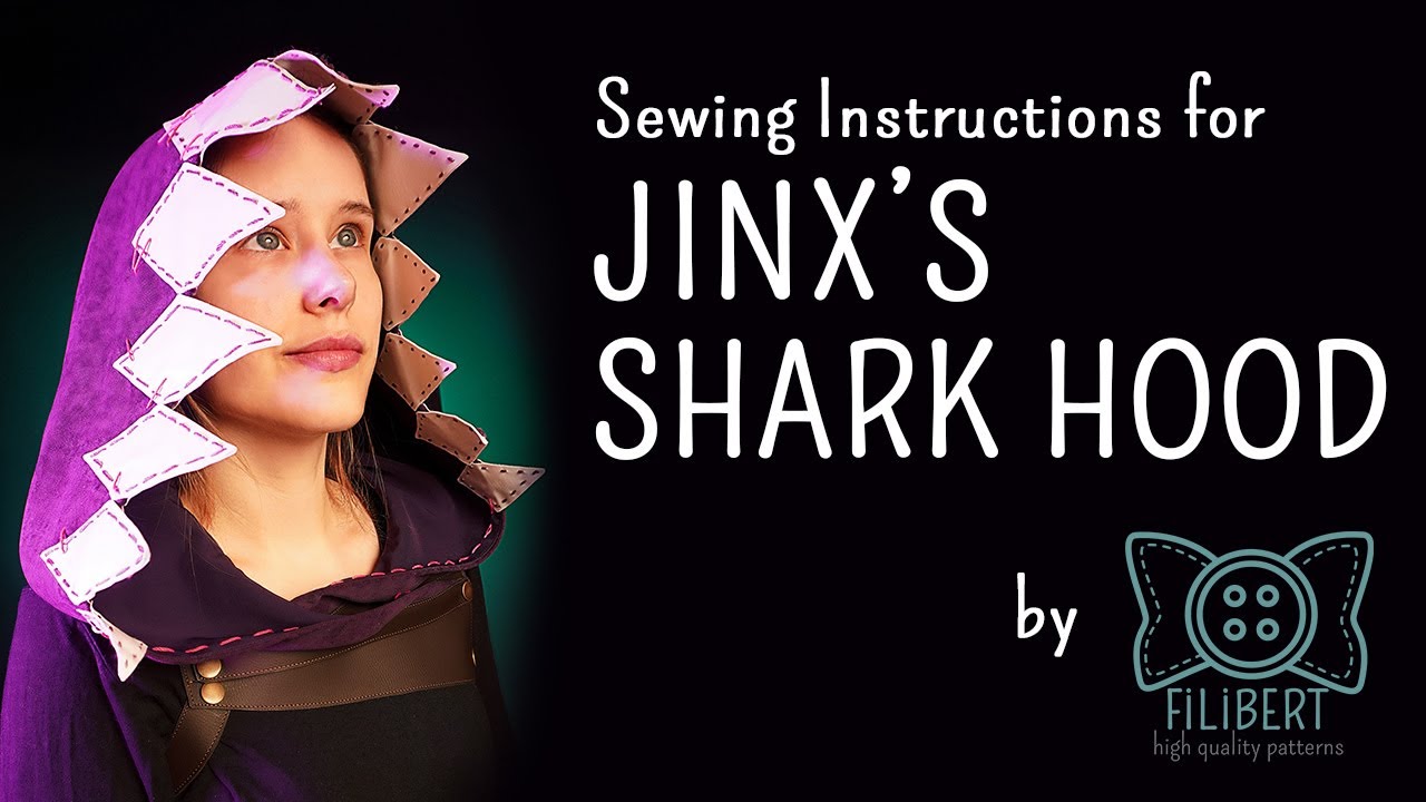 | ARCANE JINX SHARKHOOD TUTORIAL | Hood assembly + PATTERN LINK