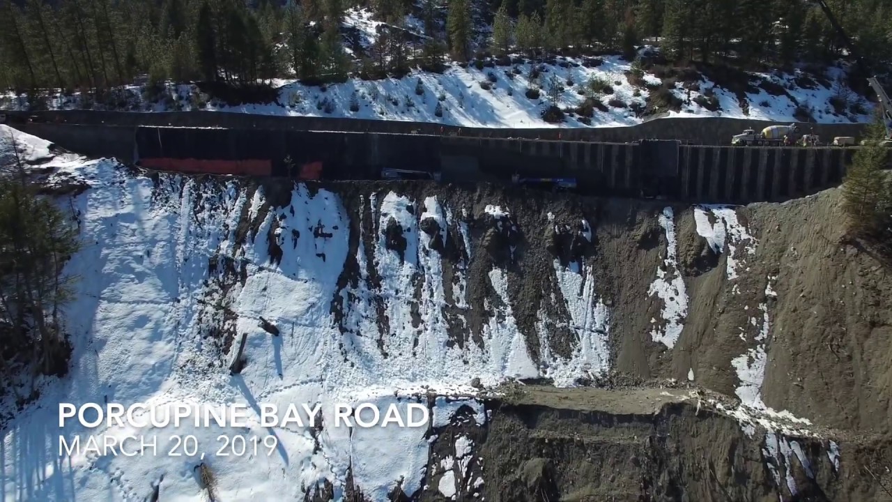 Porcupine Bay Landslide Repair