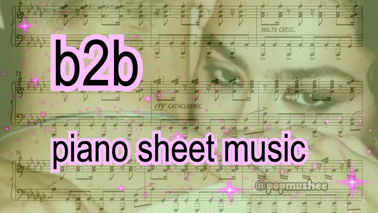 Charli xcx - B2b (sheet music)