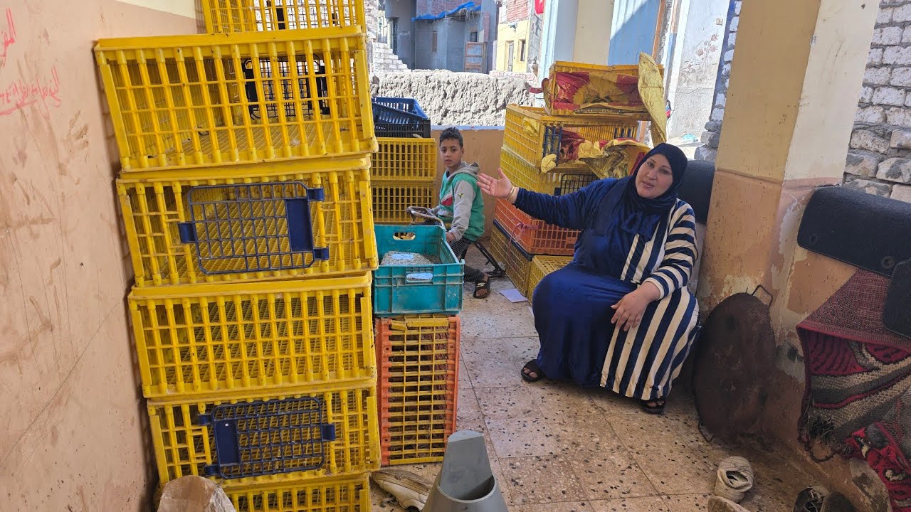 مدخل  البيت كان زريبة قومت من الفجر قلبته من فوق ل تحت لحد ما وصلت للمرحلة دى جهزته للمشروع الجديد 