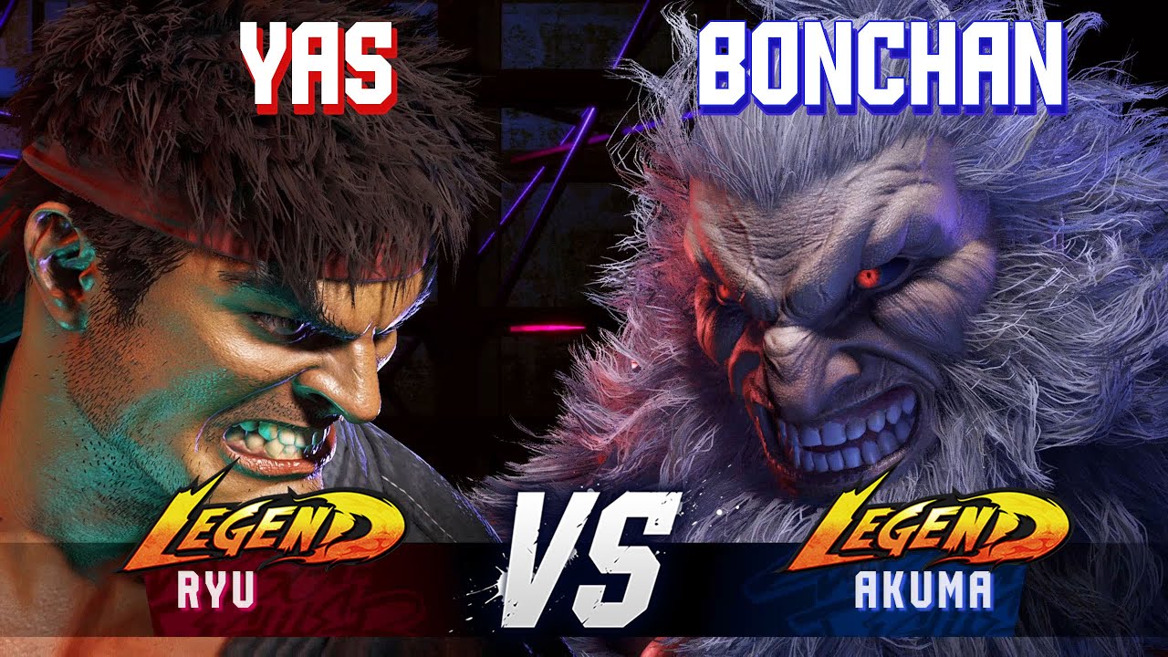 SF6 ▰ YAS (Ryu) vs BONCHAN (Akuma) ▰ High Level Gameplay