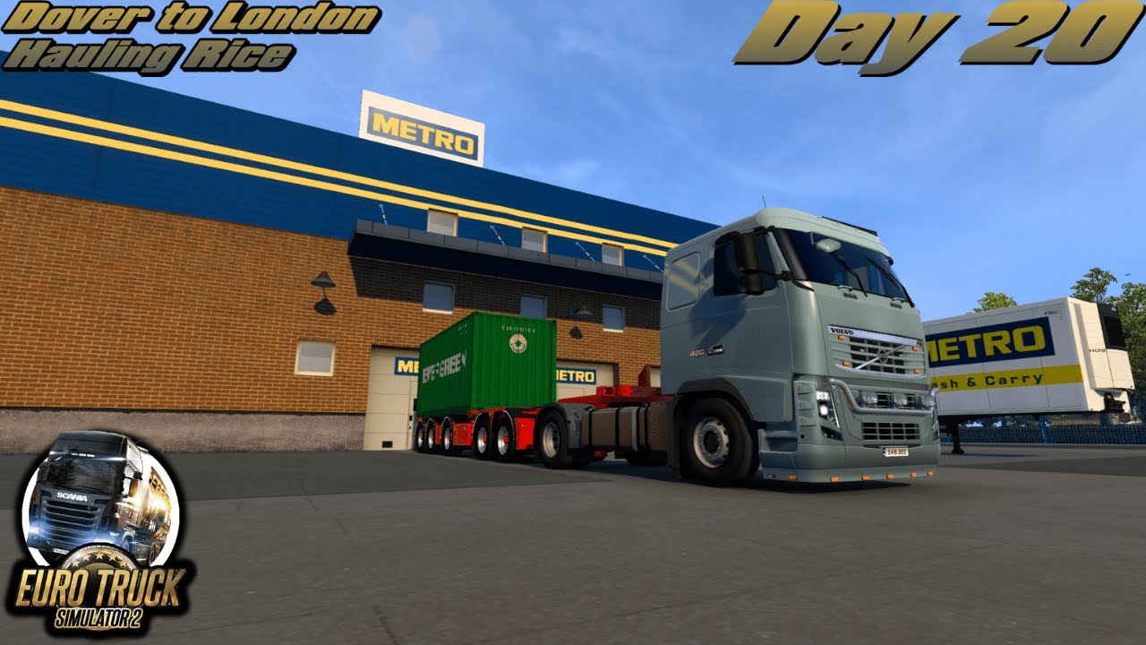 Day 20 Working As A Truck Driver! Dover to London - Euro Truck Simulator 2
