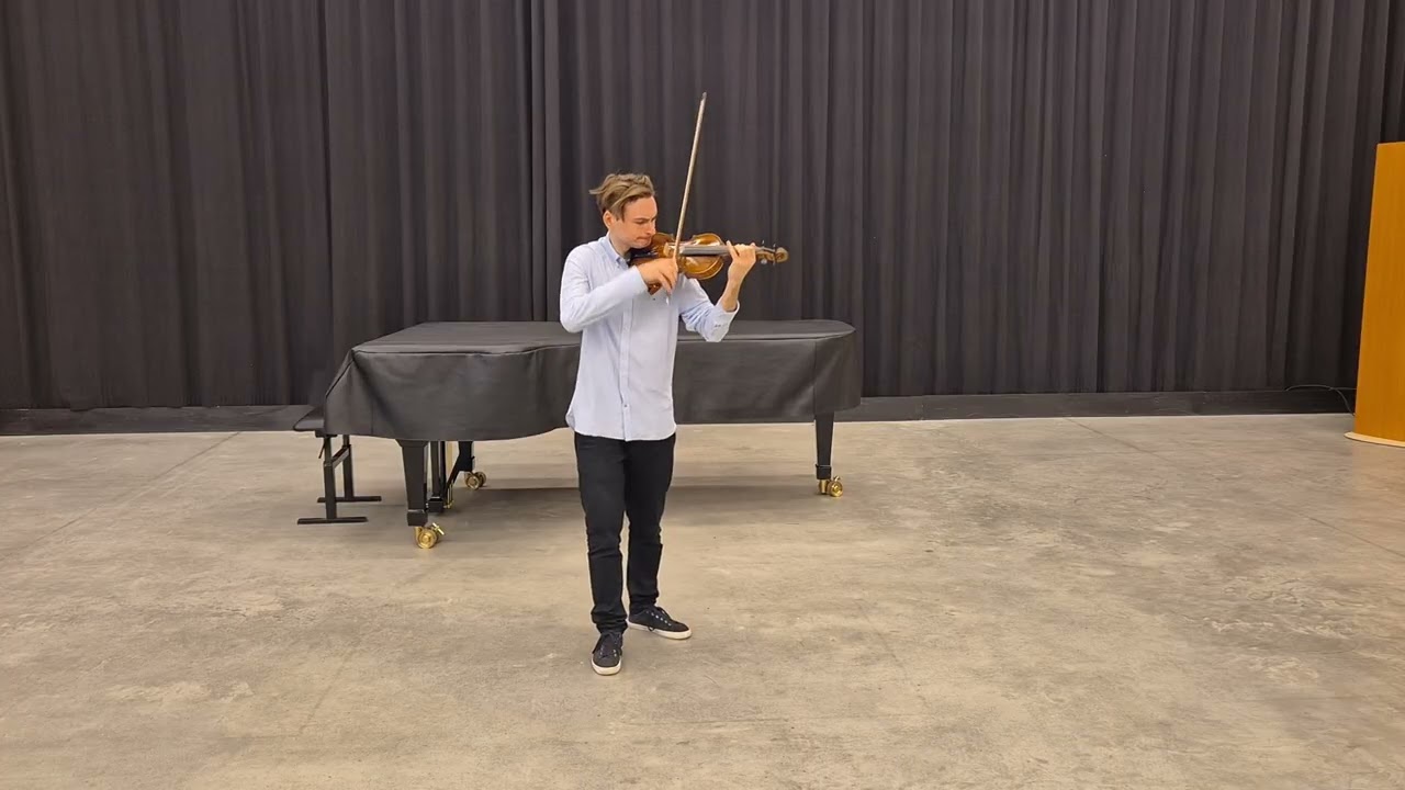J. S. BACH, BWV 1001, Fuga. (fragment)