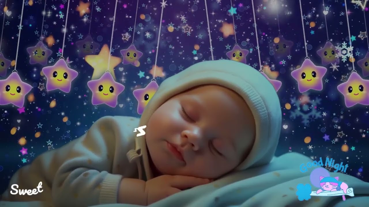 Baby Sleep Music🎶Baby Sleep Calmly Tonight in 3 Minutes🌛Overcome Insomnia💤Mozart & Brahms Lullabies