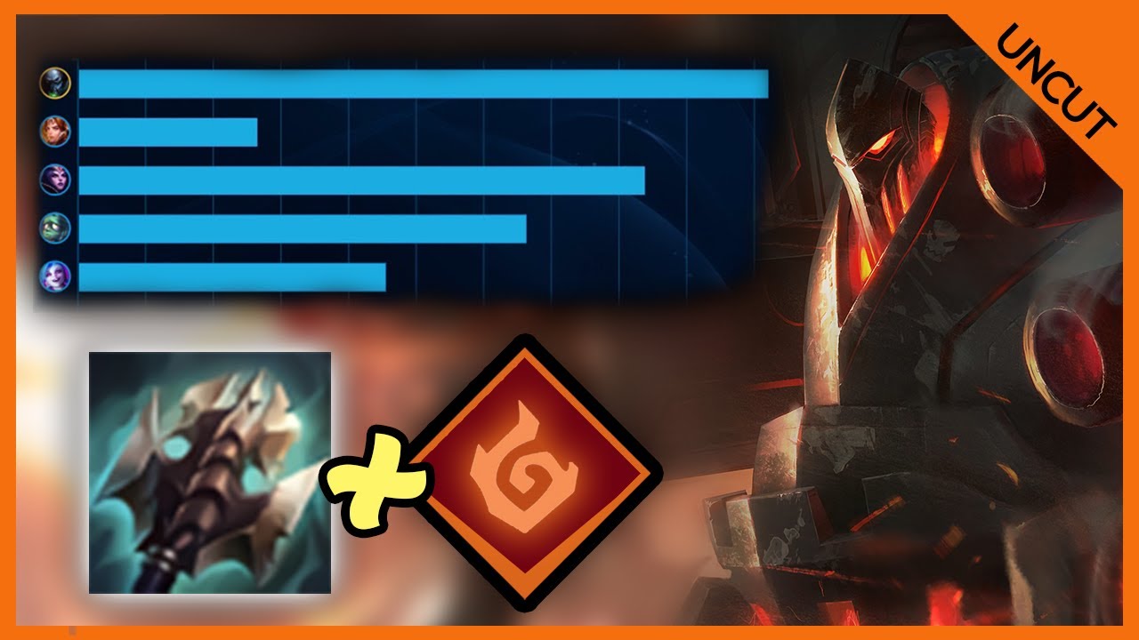 INFERNAL SOUL AND TITANIC HYDRA TURNED ME INTO AN AOE MACHINE! - HIGH ELO URGOT - League of Legends