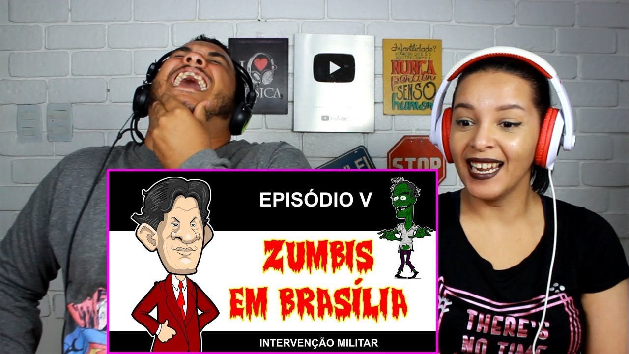 REAGINDO A ZUMBIS EM BRASÍLIA EP 5 - INTERVENÇÃO MILITAR (feat. Lobão) ( André Guedes )