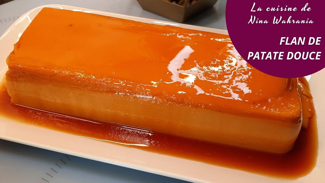 Flan de patate douce au caramel