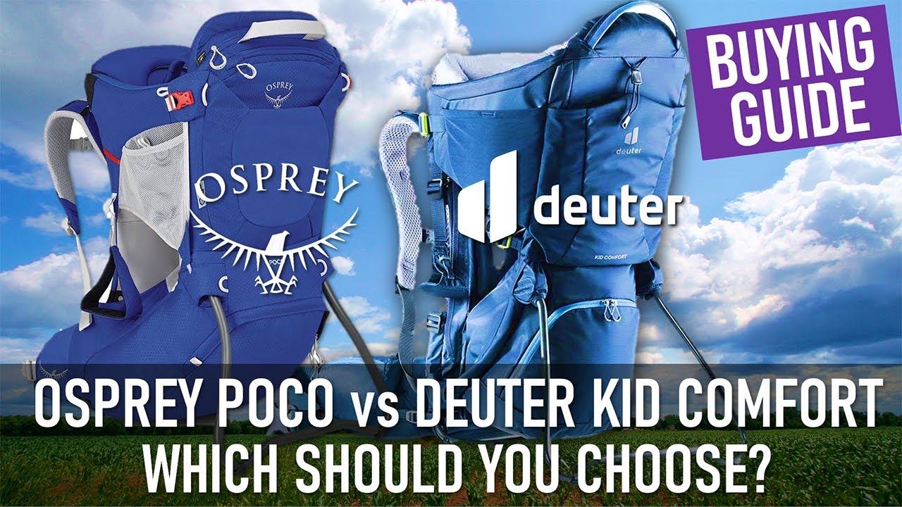 Osprey Poco против Deuter Kid Comfort — битва самых продаваемых детских переносок!