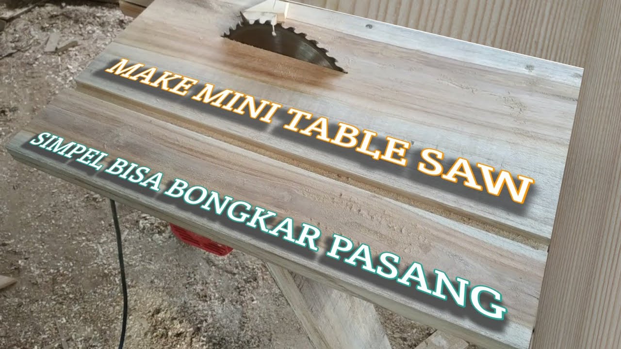 Сделать мини настольную пилу DIY WOODWORKINGS - просто собрать можно