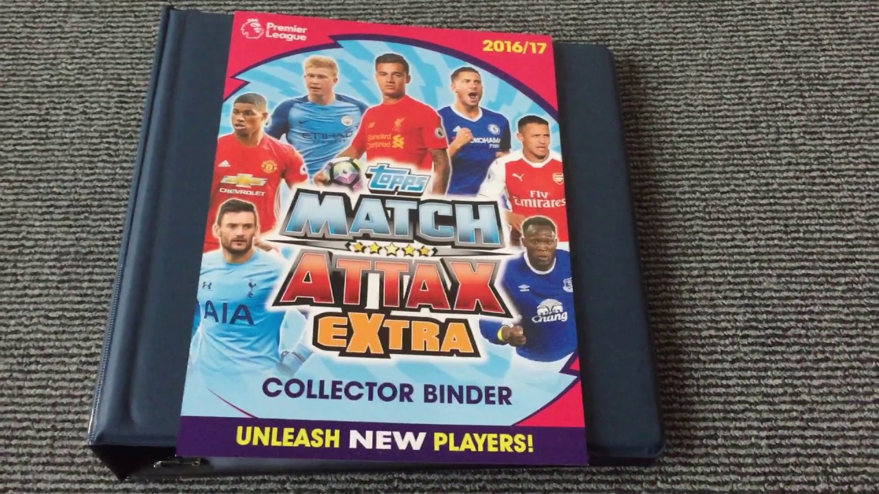 MEGA EXCLUSIVE! Match Attax Extra 2016/17 Binder with EVERY card inc PLATINUM LE SIGNED STONES!