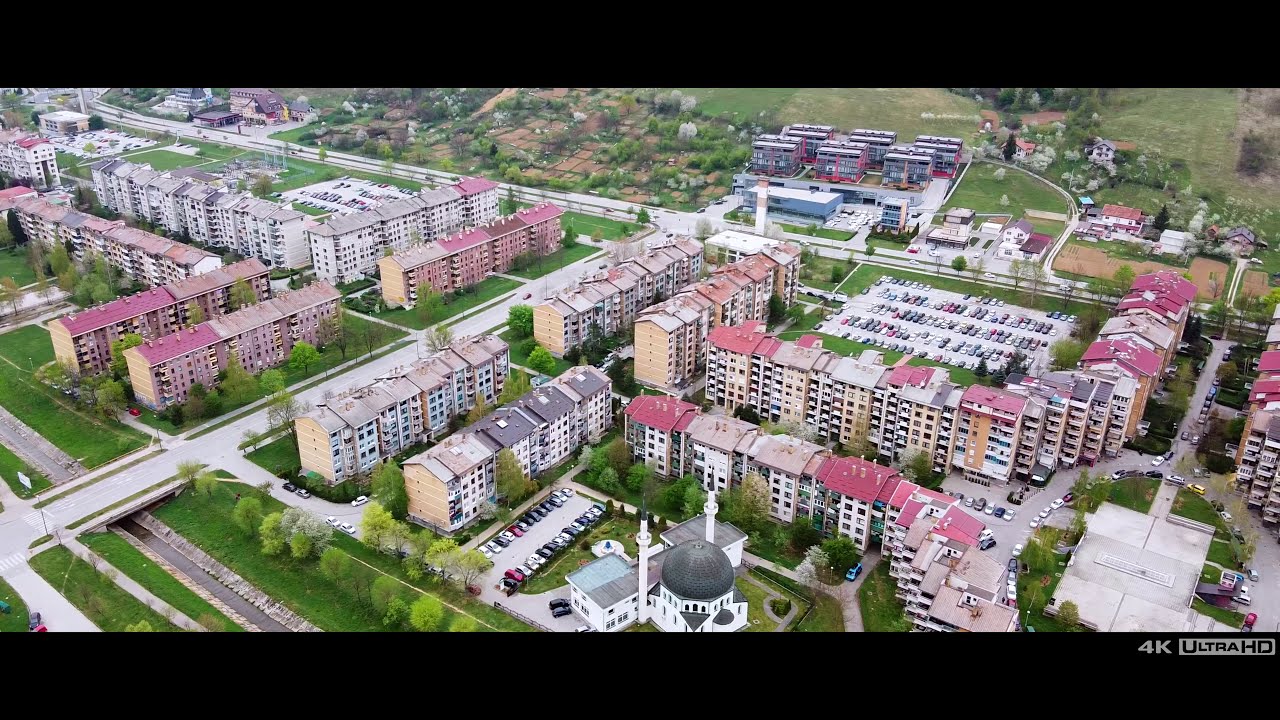 Sarajevo | Dobrinja | 4K drone video | corona time | 20.4.2020
