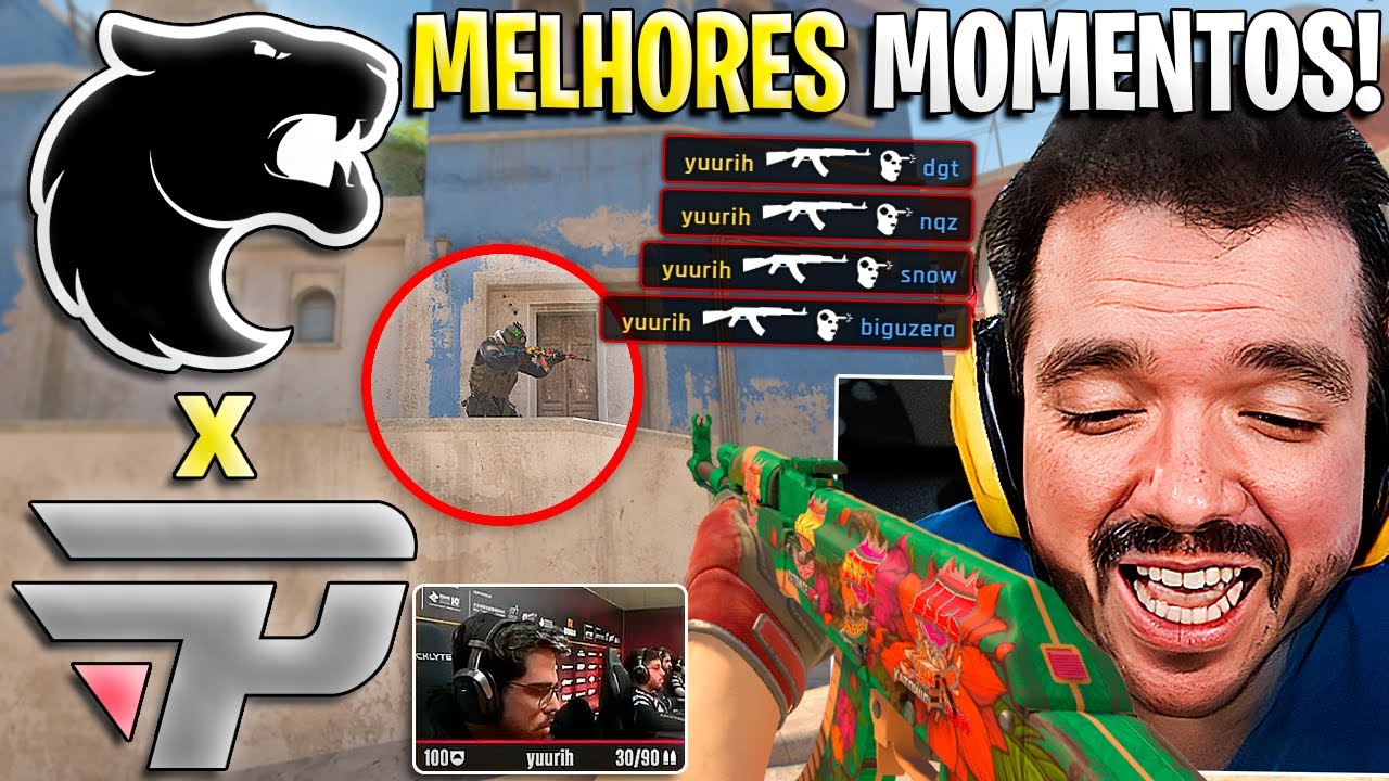 QUEEE JOGÃO DA PO***!🔥 FURIA x PAIN (MELHORES MOMENTOS) - BLAST Rivals 2025 (GAULES)