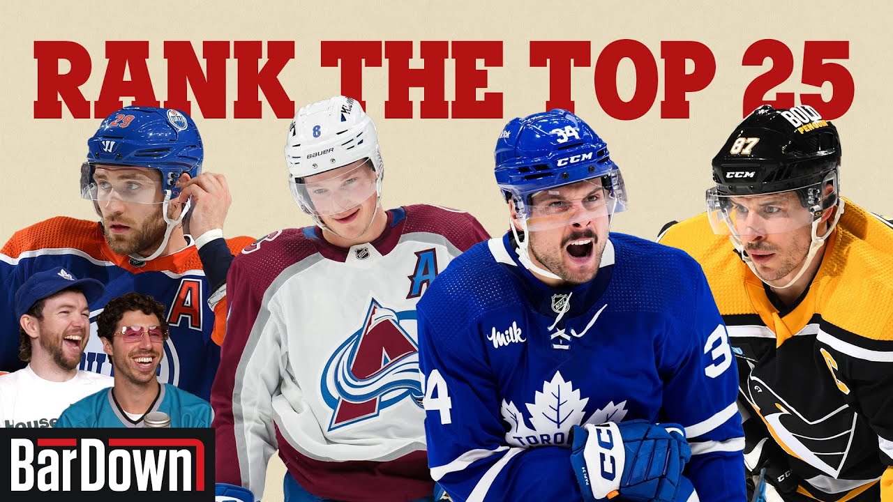 RANKING THE TOP 25 PLAYERS IN THE NHL | 2023