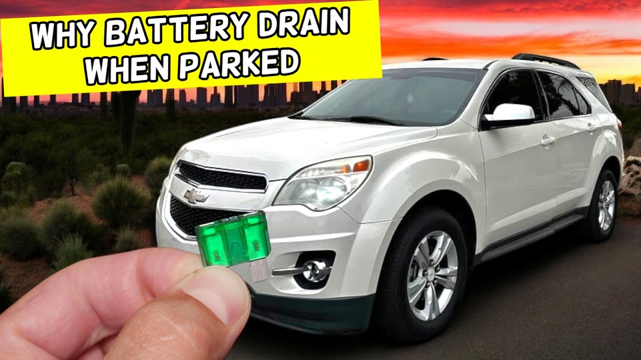 Why Battery Drain Dead Battery When Parked CHEVROLET EQUINOX 2010 2011 2012 2013 2014 2015 2016 2017