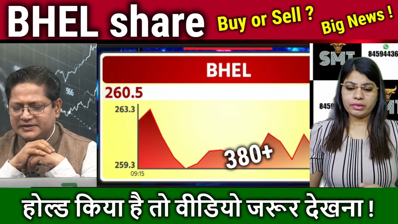 BHEL share news,Hold or Sell ? Analysis Anuj singhal/target tomorrow/why bhel share falling ?