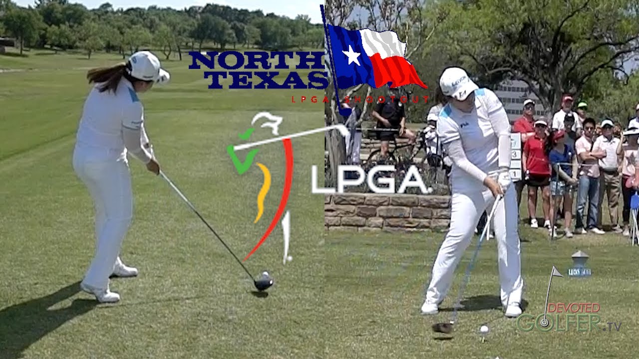 North Texas LPGA Shootout Slow Motion Driver Swings