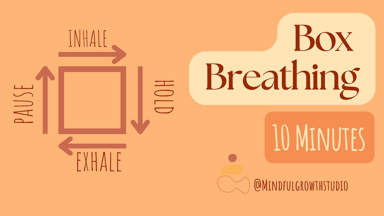 10-Minute Box Breathing Meditation: Breathwork for Calm and Clarity