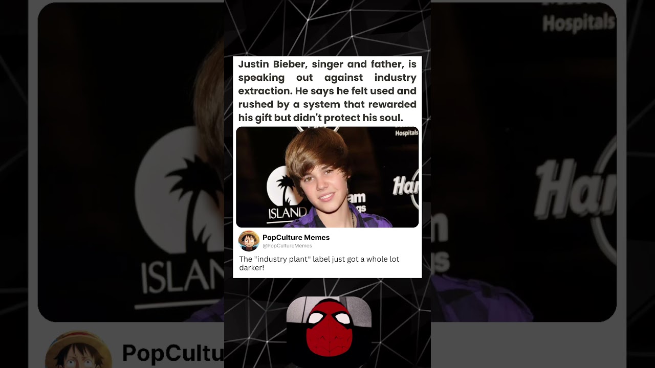 Justin Bieber, singer and father, is speaking out against industry extraction. He says he felt used