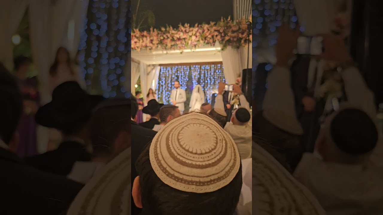 The groom's prayer #nevergiveup #prayforisrael #jewishwedding #congratulations