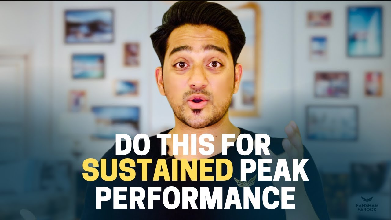 This is one of the important factor for sustained peak performance| WATCH NOW | Fahsham Farook