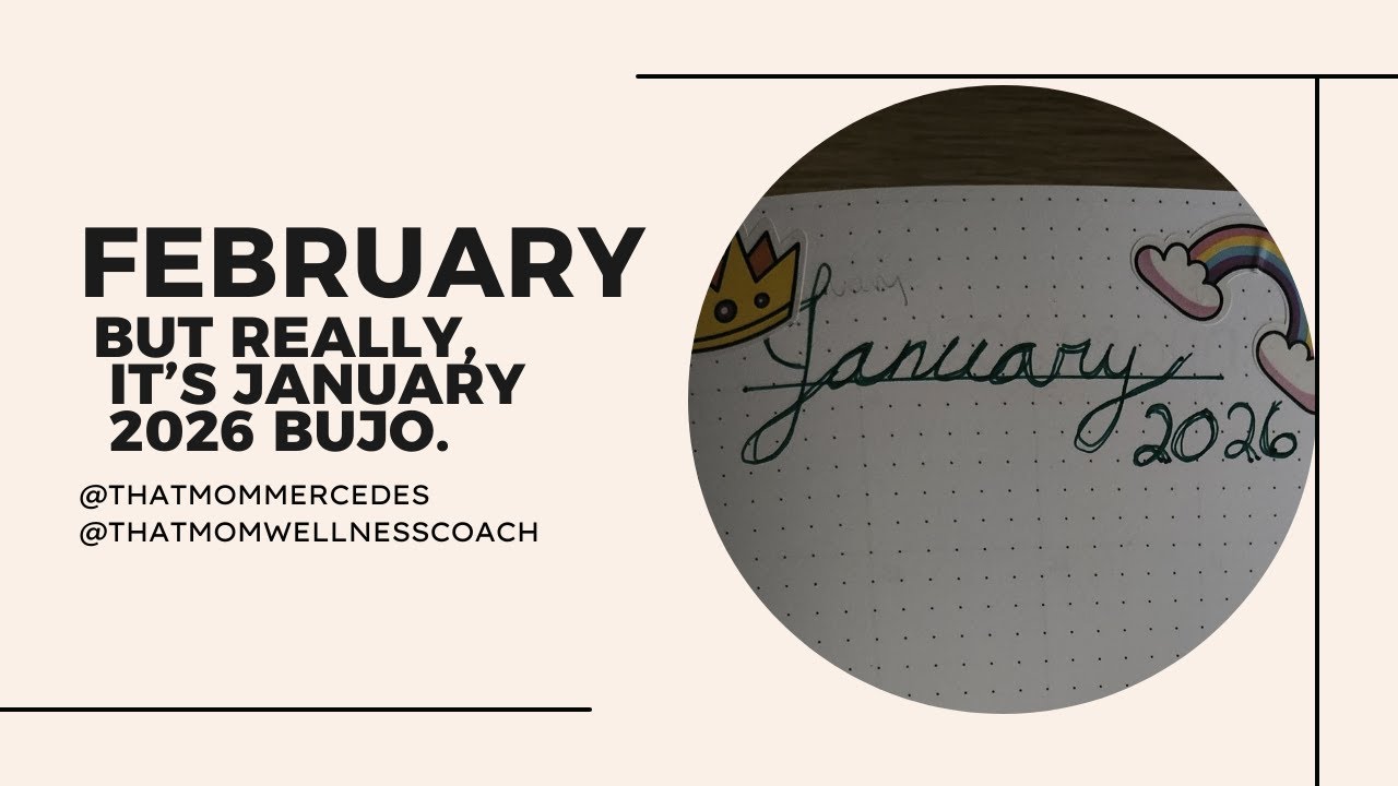 February Bujo 2026. (Its really Januarys Bujo!) || That Mom.