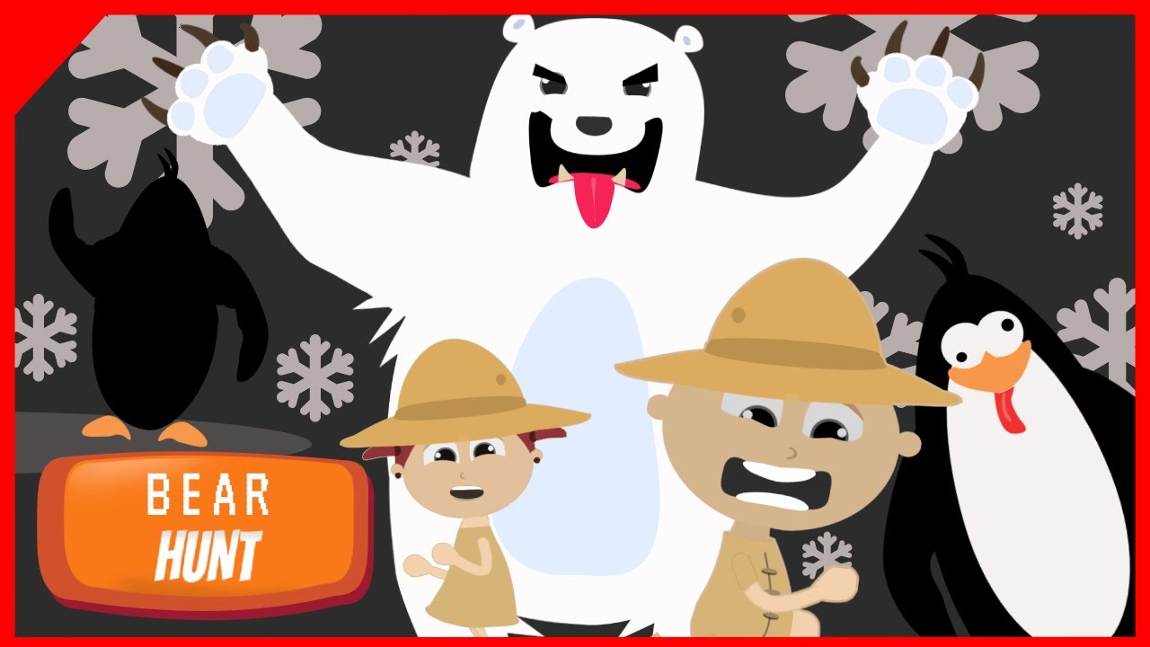 We're going on a monster hunt - POLAR BEAR 🐻| Preschool cartoon adventure at the North Pole!
