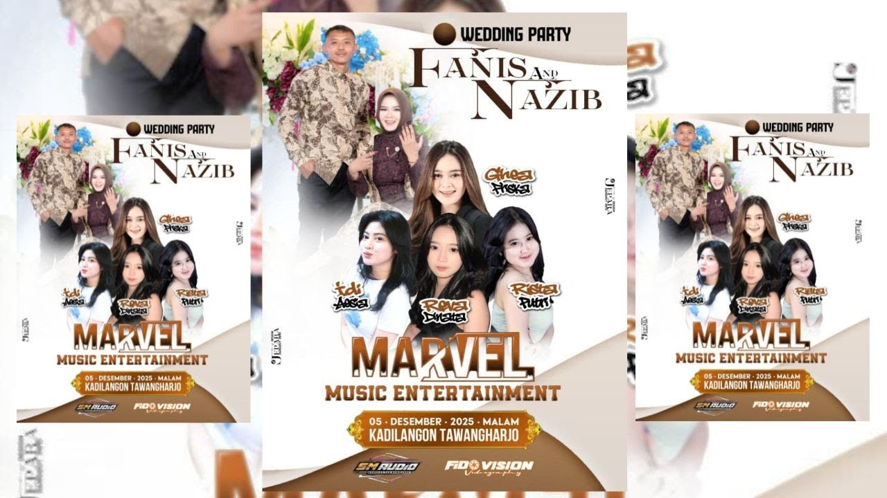 :: LIVE STREAMING MARVEL MUSIC || WEDDING FANIS & NAZIB || KADILANGON || SM AUDIO