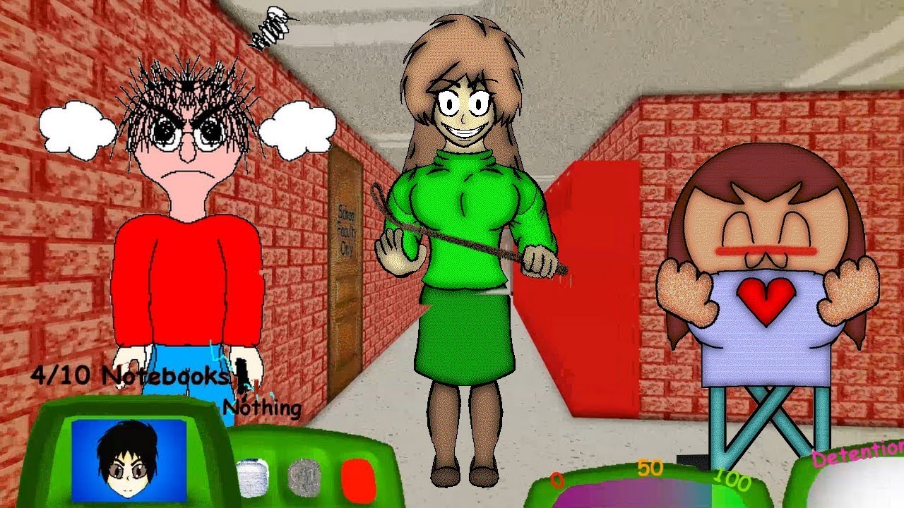 ALL ENDINGS | Baldi's Genderbend Basics - Baldi's Basics 1.3.2 decompiled mod