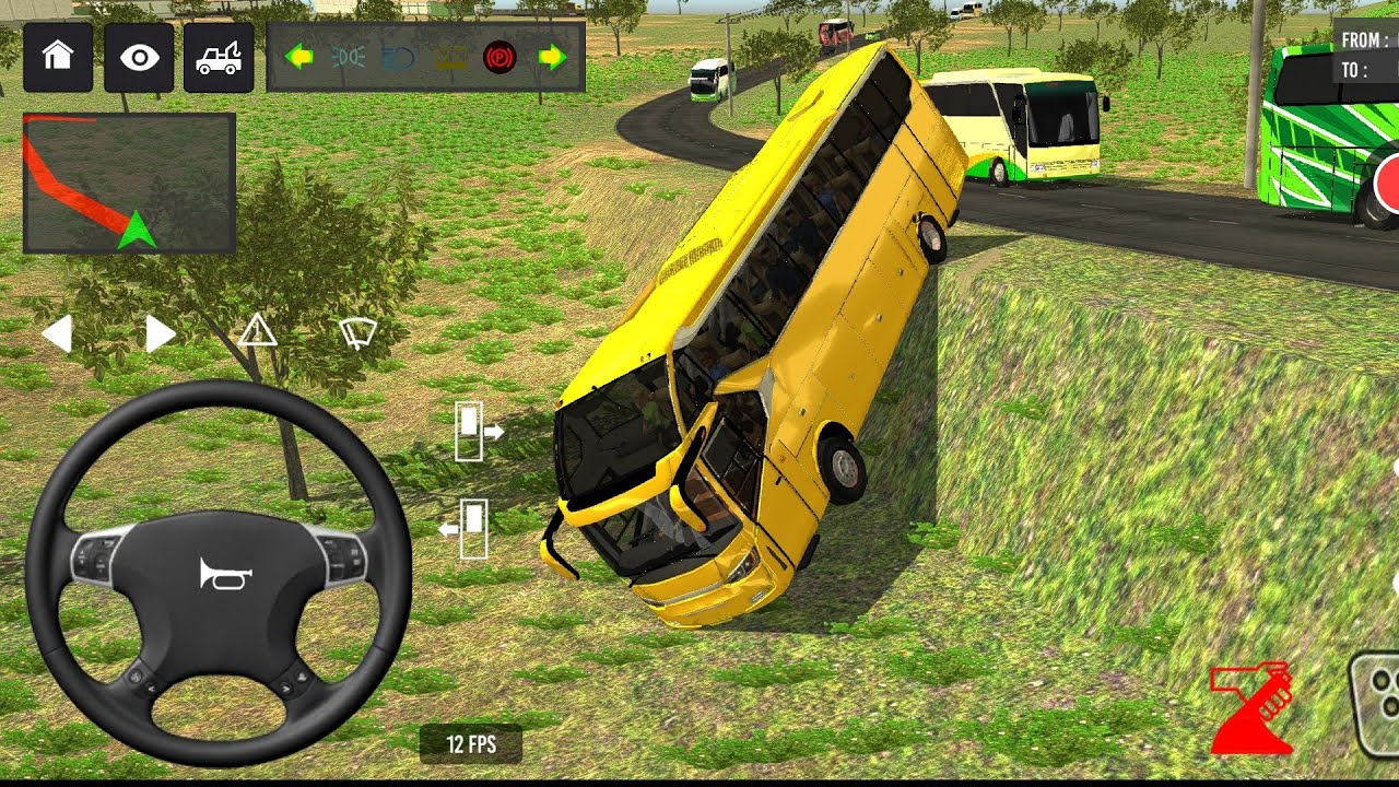 🤪Bus simulator indonesia ll 😜euro couch bus simulator 😜 #bus #simulator 3D : bus simulator#gameplay 