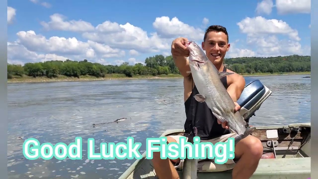 Quick Trotline for Catfish Setup - Missouri River